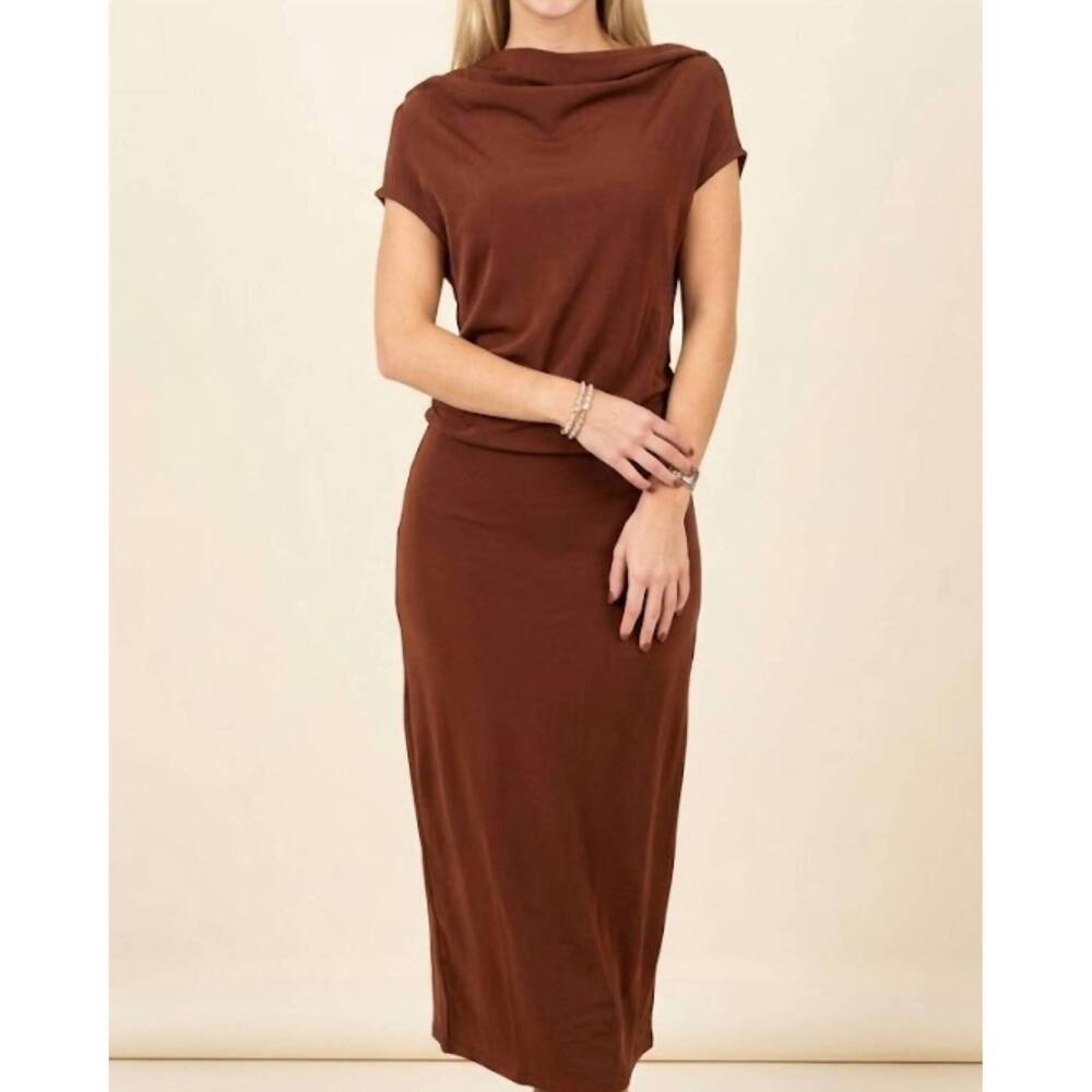 NEW STRUT & BOLT georgina sleeveless dress in burgundy